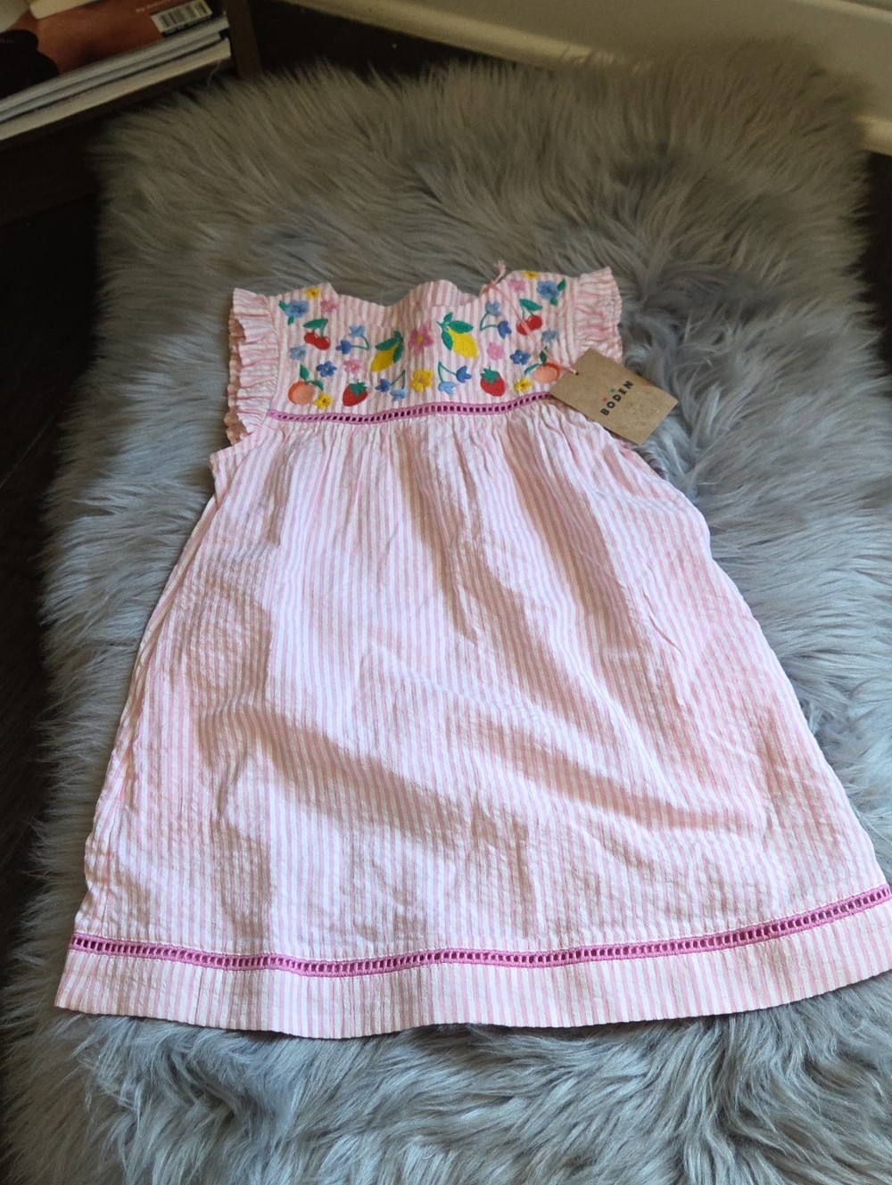 Nwt! Mini Boden Toddler Girl Dress